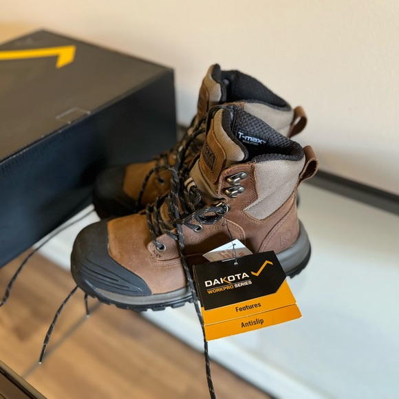 NWT - Dakota Women's 6 Inch 6030 Steel Toe Steel Plate Tarantula - US 6 - Picture 3 of 7